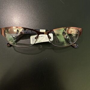 Christie Brinkley C308 Burgundy Eyeglass Frames Only 53-16-135 NWT